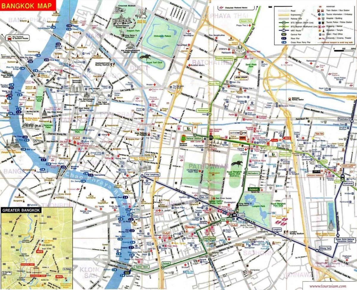 карта на mbk бангкок