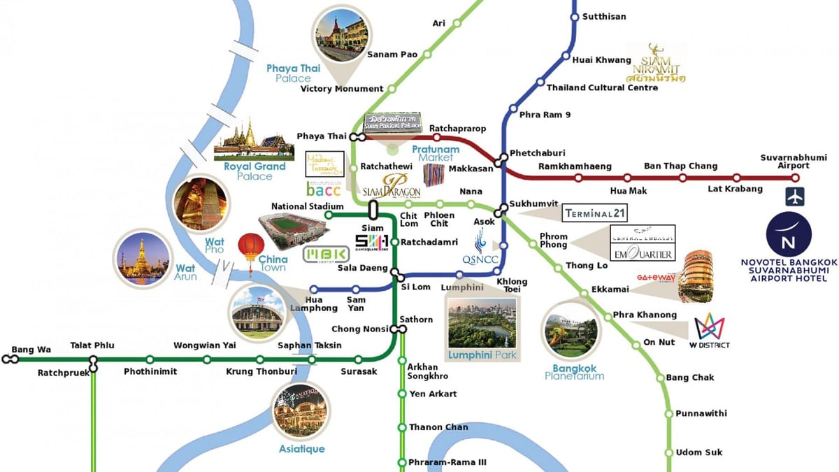suvarnabhumi аеродром линк мапа