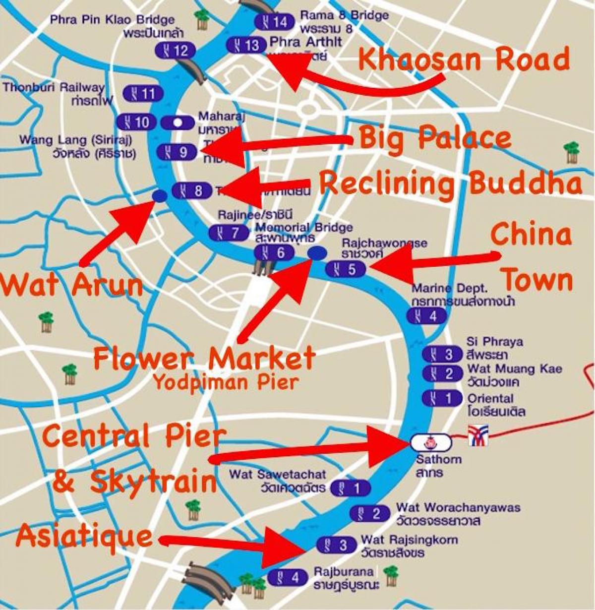 карта на бангкок пјер