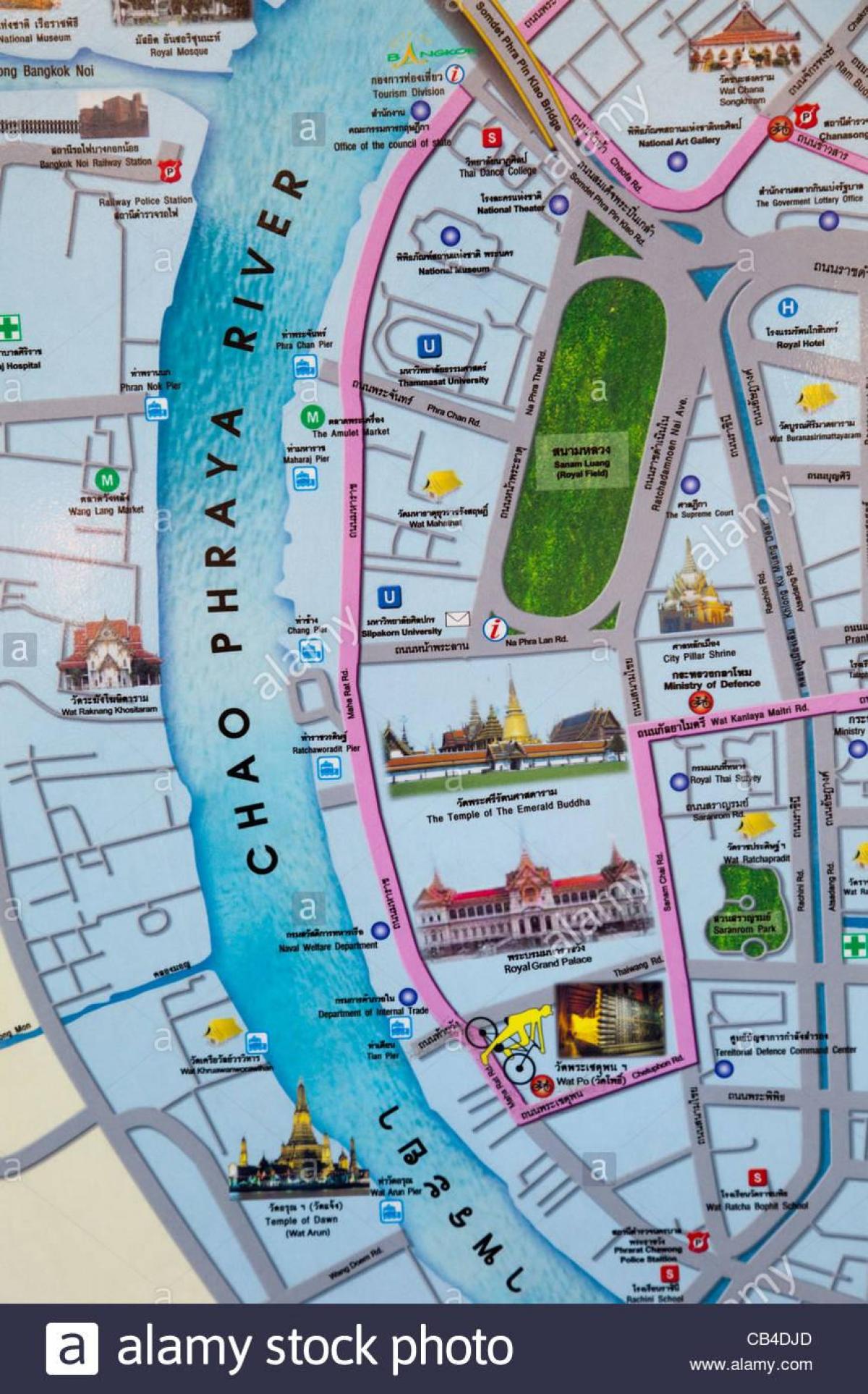 бангкок мапата со туристички места