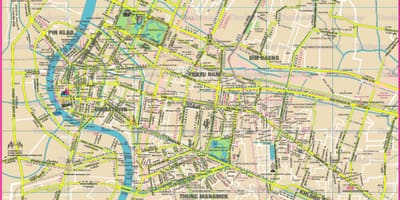 Мапа на градот бангкок