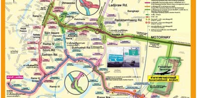 Карта на бангкок expressway