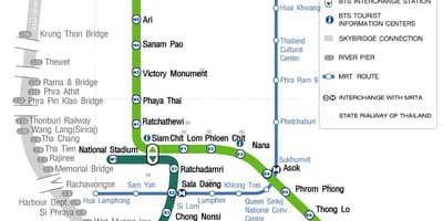 Bkk skytrain мапа