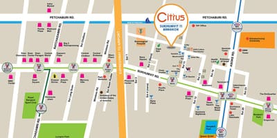 Sukhumvit свр 11 бангкок мапа