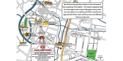Hua lamphong железничка станица мапа
