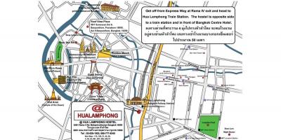 Hua lamphong железничка станица мапа