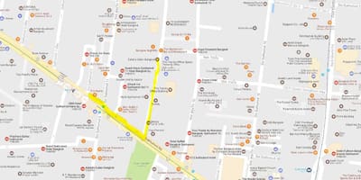 Карта на sukhumvit бангкок