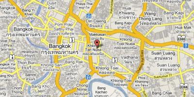 Карта на sukhumvit област бангкок