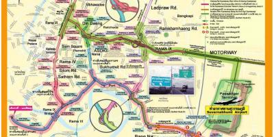 Карта на бангкок expressway
