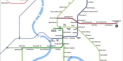 Бангкок железнички линк мапа