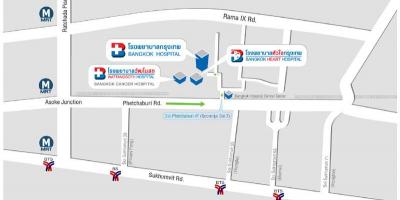 Карта на бангкок болница