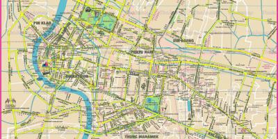 Мапа на градот бангкок