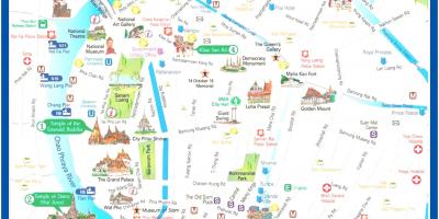Бангкок туристички водич мапа