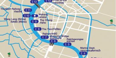 Реката такси мапата бангкок