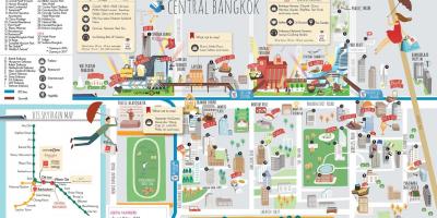 Бангкок трговски центар мапа