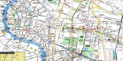 Бангкок туристичка карта англиски